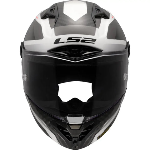 Casco LS2 FF805 Thunder Carbon GP Aero Raute White/Gray