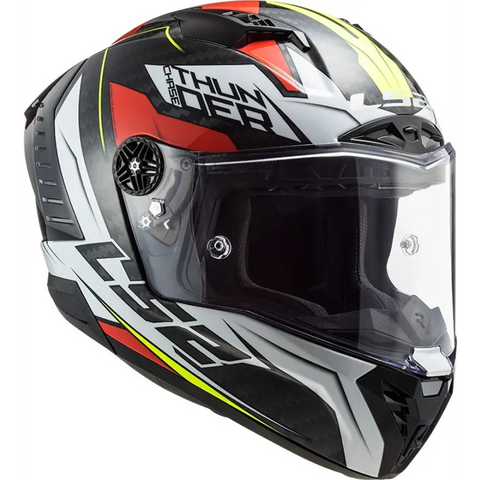 Casco LS2 FF805 Thunder Chase White/Red