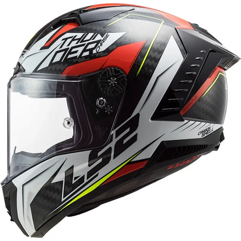 Casco LS2 FF805 Thunder Chase White/Red