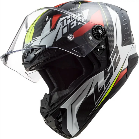 Casco LS2 FF805 Thunder Chase White/Red