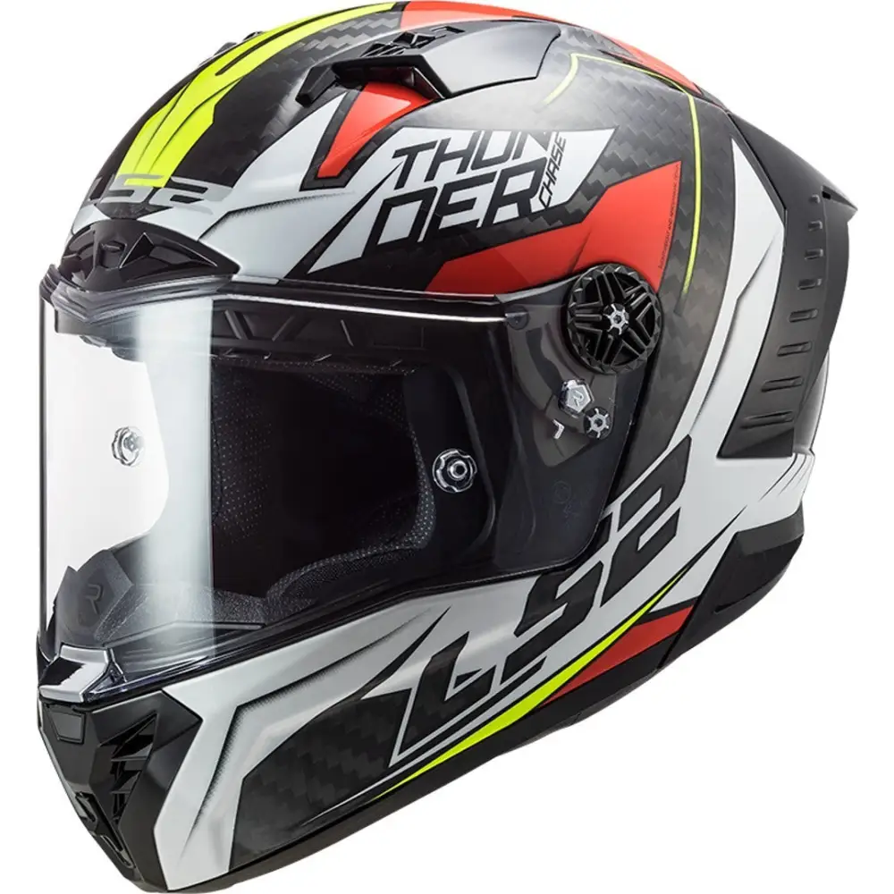 Casco LS2 FF805 Thunder Chase White/Red