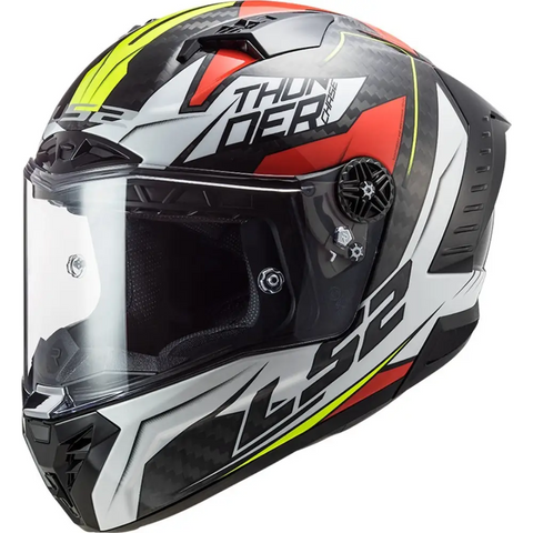 Casco LS2 FF805 Thunder Chase White/Red