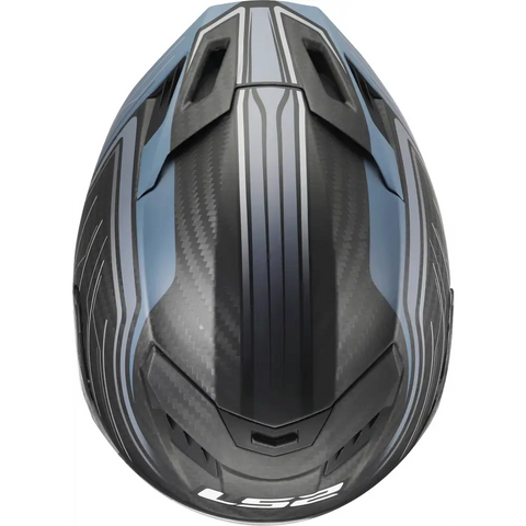 Casco LS2 FF807 Dragon Carbon Subic Blue