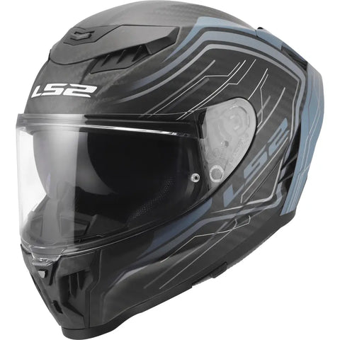 Casco LS2 FF807 Dragon Carbon Subic Blue