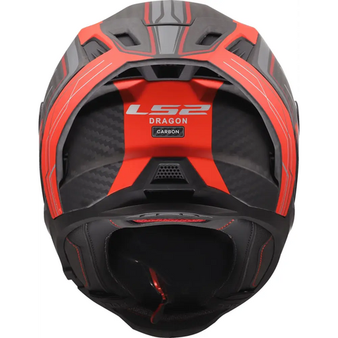 Casco LS2 FF807 Dragon Carbon Subic Red