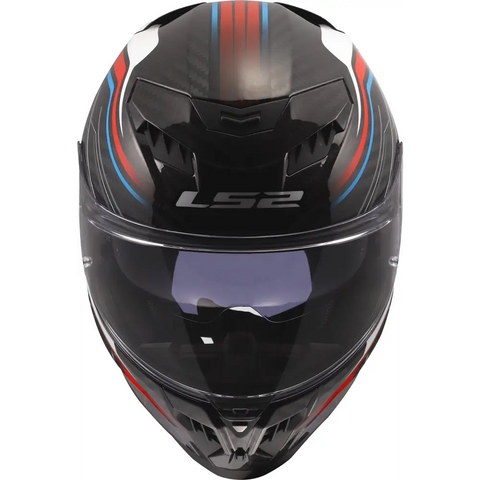 Casco LS2 FF807 Dragon Carbon Subic White/Blue/Red