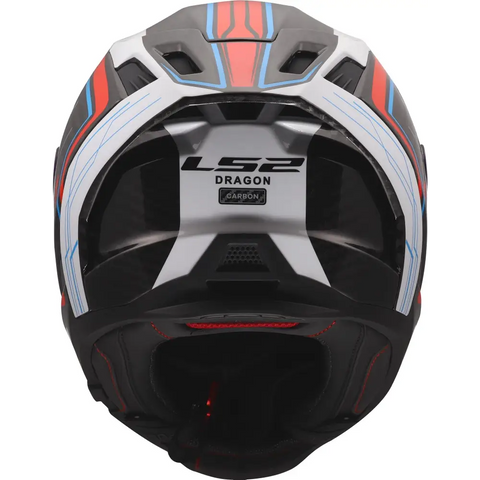 Casco LS2 FF807 Dragon Carbon Subic White/Blue/Red