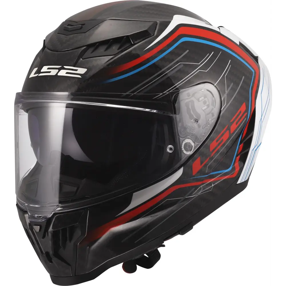 Casco LS2 FF807 Dragon Carbon Subic White/Blue/Red