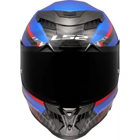 Casco LS2 FF807 Dragon Carbon Trax Carbon/Blue/Red