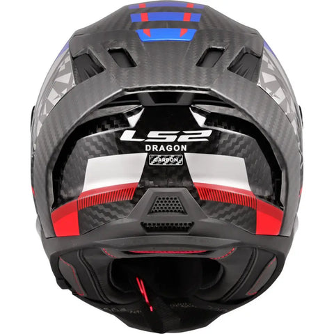 Casco LS2 FF807 Dragon Carbon Trax Carbon/Blue/Red