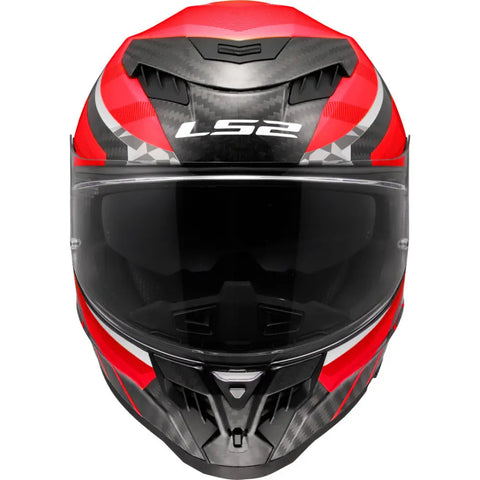 Casco LS2 FF807 Dragon Carbon Trax Carbon/Red/White