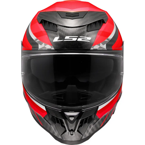 Casco LS2 FF807 Dragon Carbon Trax Carbon/Red/White