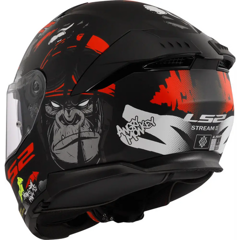 Casco LS2 FF808 Stream II Angry Monkey