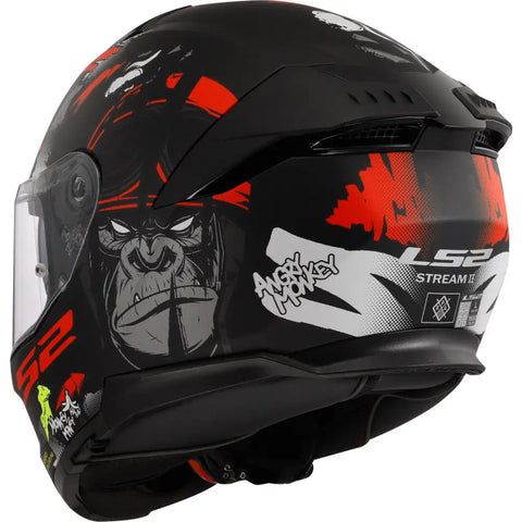 Casco LS2 FF808 Stream II Angry Monkey