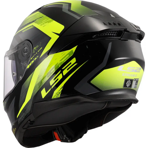 Casco LS2 FF808 Stream II Fury Black/Neon Yellow