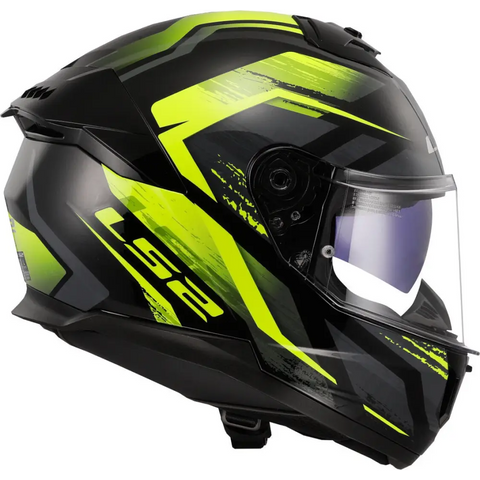 Casco LS2 FF808 Stream II Fury Black/Neon Yellow