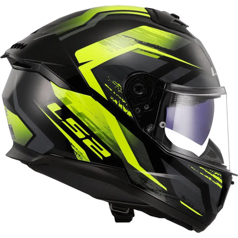 Casco LS2 FF808 Stream II Fury Black/Neon Yellow