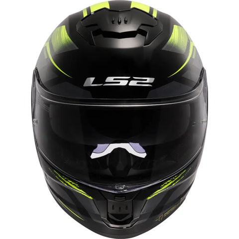 Casco LS2 FF808 Stream II Fury Black/Neon Yellow