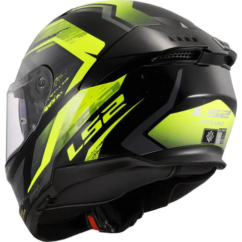 Casco LS2 FF808 Stream II Fury Black/Neon Yellow