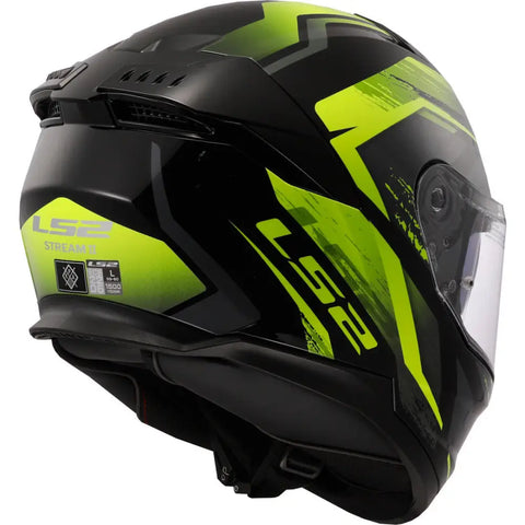 Casco LS2 FF808 Stream II Fury Black/Neon Yellow