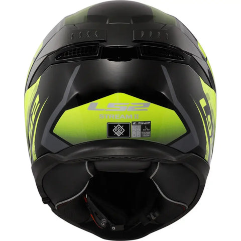 Casco LS2 FF808 Stream II Fury Black/Neon Yellow
