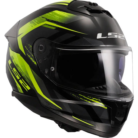 Casco LS2 FF808 Stream II Fury Black/Neon Yellow