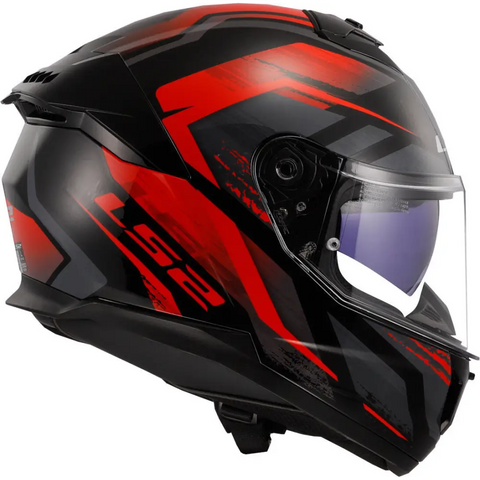 Casco LS2 FF808 Stream II Fury Black/Red