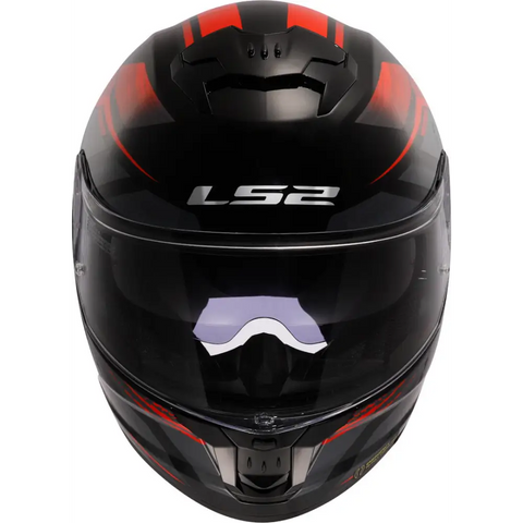 Casco LS2 FF808 Stream II Fury Black/Red