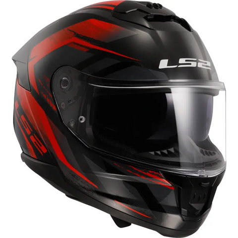 Casco LS2 FF808 Stream II Fury Black/Red