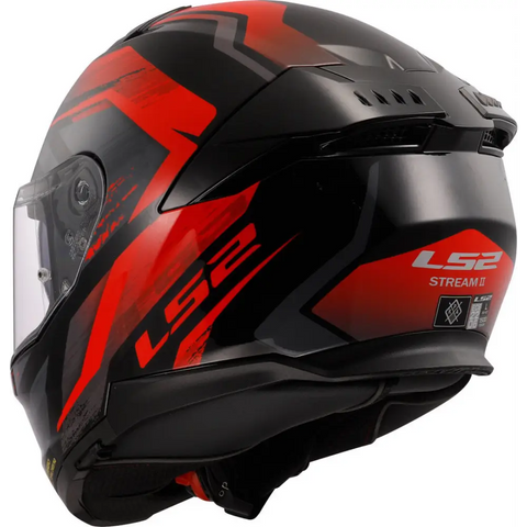 Casco LS2 FF808 Stream II Fury Black/Red