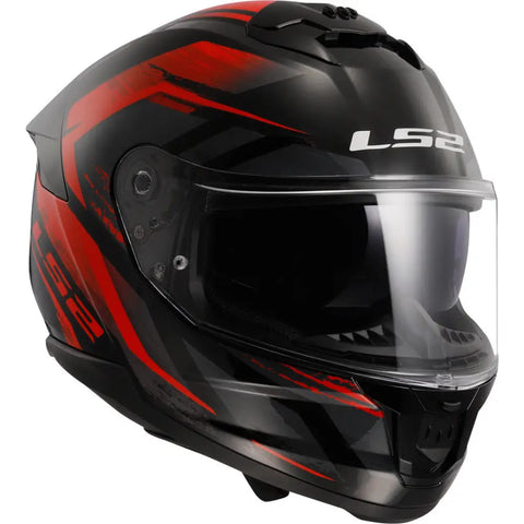 Casco LS2 FF808 Stream II Fury Black/Red