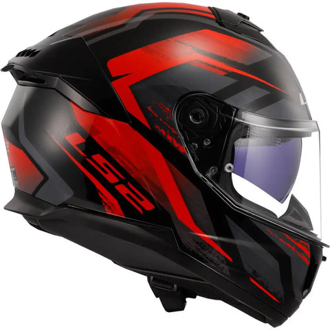 Casco LS2 FF808 Stream II Fury Black/Red