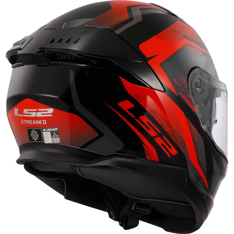 Casco LS2 FF808 Stream II Fury Black/Red