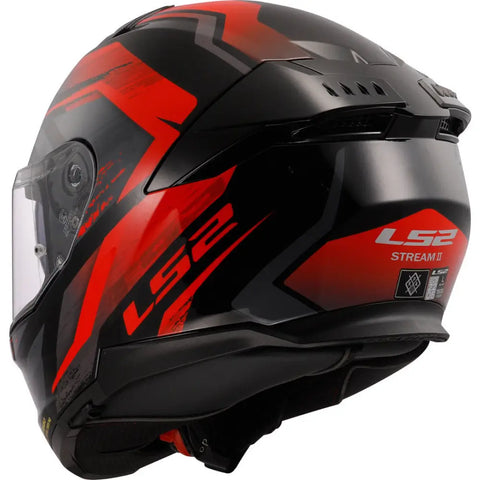 Casco LS2 FF808 Stream II Fury Black/Red