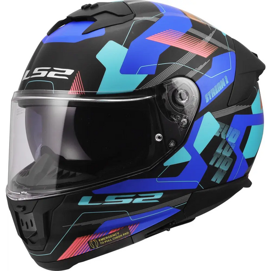 Casco LS2 FF808 Stream II Mika Black/Blue