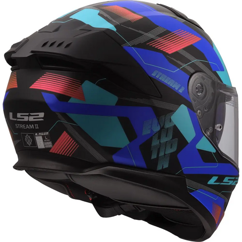 Casco LS2 FF808 Stream II Mika Black/Blue
