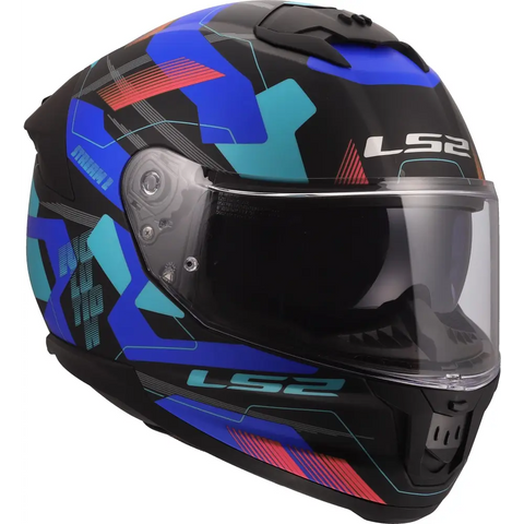 Casco LS2 FF808 Stream II Mika Black/Blue