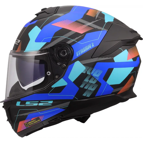 Casco LS2 FF808 Stream II Mika Black/Blue