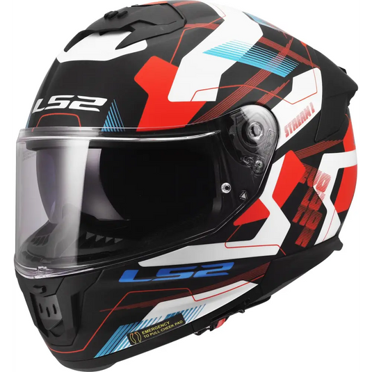 Casco LS2 FF808 Stream II Mika White/Blue/Red