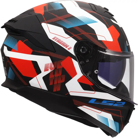 Casco LS2 FF808 Stream II Mika White/Blue/Red