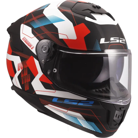 Casco LS2 FF808 Stream II Mika White/Blue/Red