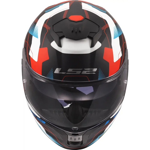 Casco LS2 FF808 Stream II Mika White/Blue/Red