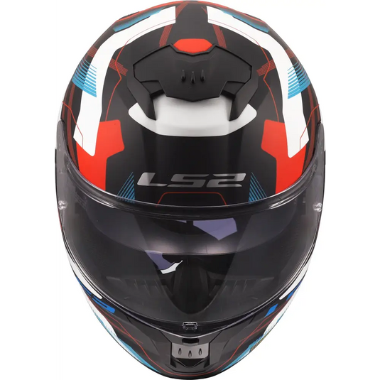 Casco LS2 FF808 Stream II Mika White/Blue/Red
