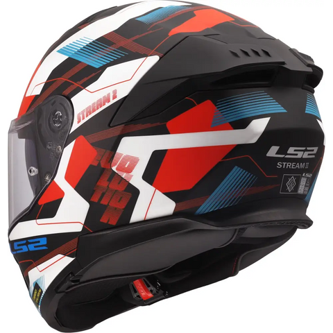 Casco LS2 FF808 Stream II Mika White/Blue/Red