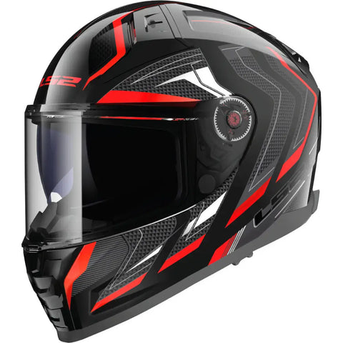 Casco LS2 FF811 Vector II Alizer Black/Red