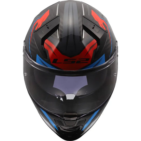 Casco LS2 FF811 Vector II Carbon Savage White/Blue/Red