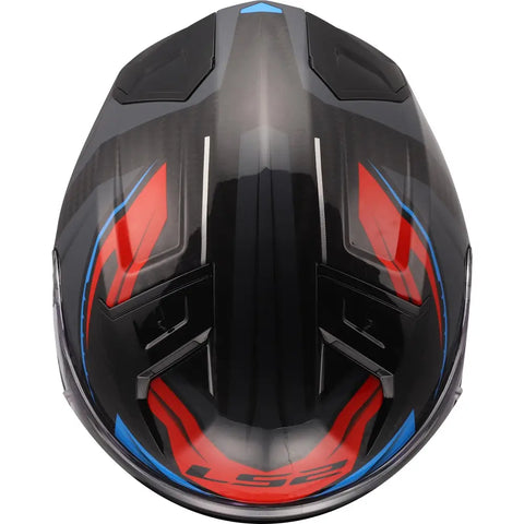 Casco LS2 FF811 Vector II Carbon Savage White/Blue/Red