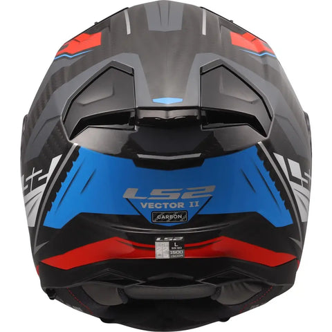 Casco LS2 FF811 Vector II Carbon Savage White/Blue/Red