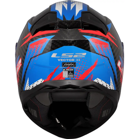 Casco LS2 FF811 Vector II Carbon Tantic Blue/Red/White