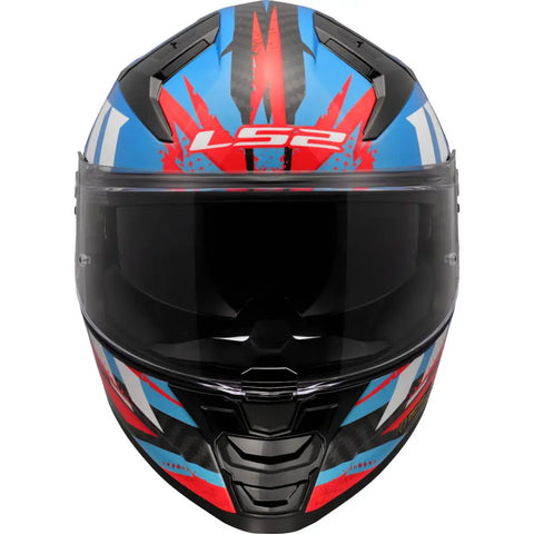Casco LS2 FF811 Vector II Carbon Tantic Blue/Red/White